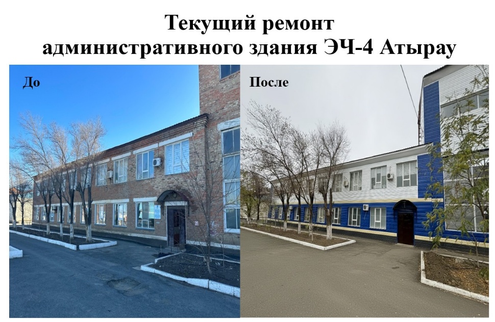 Результат ремонта административного здания в Атырау